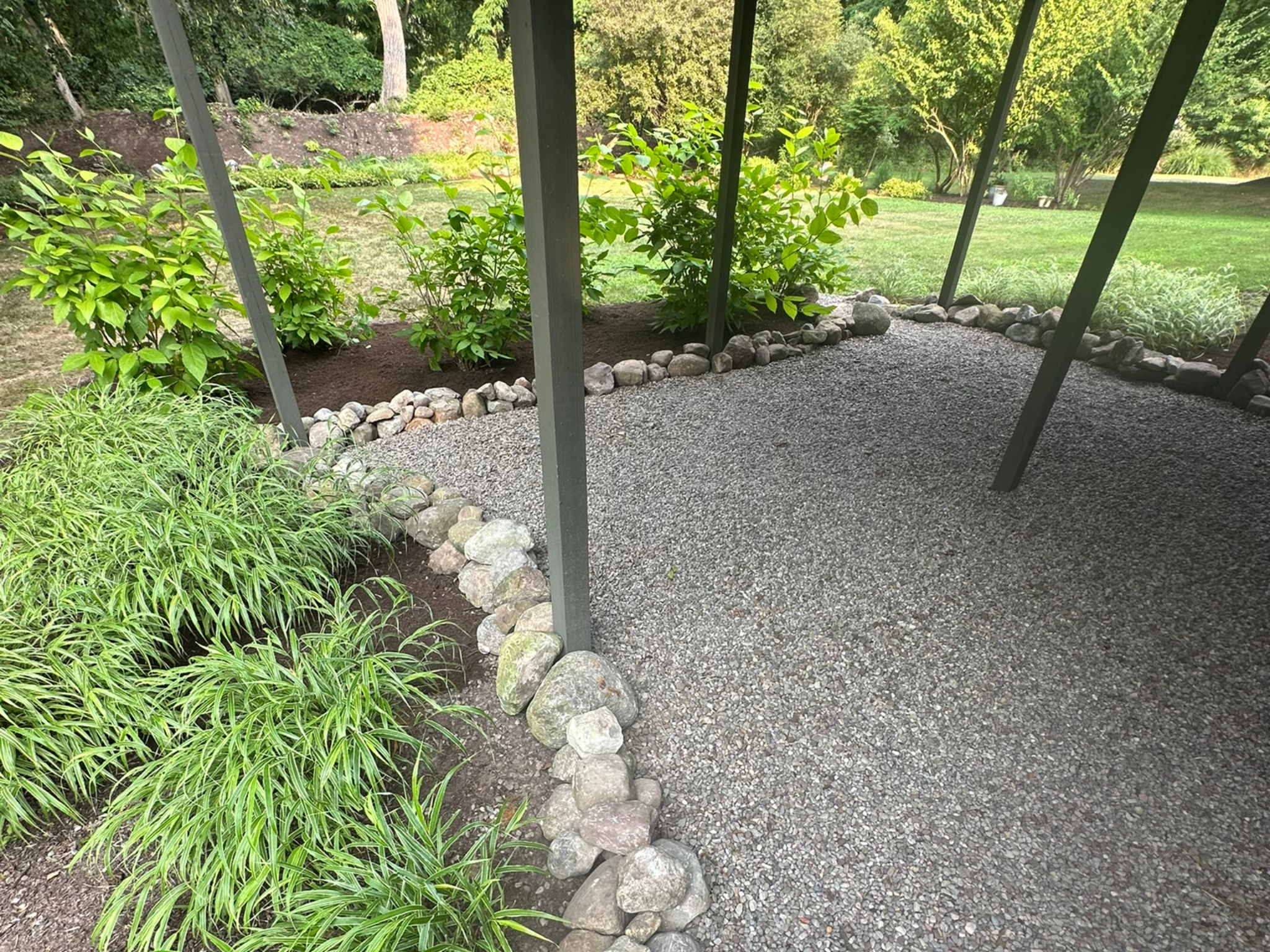 Stone Pavement White House